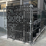 Safety guardrail system - screen wall